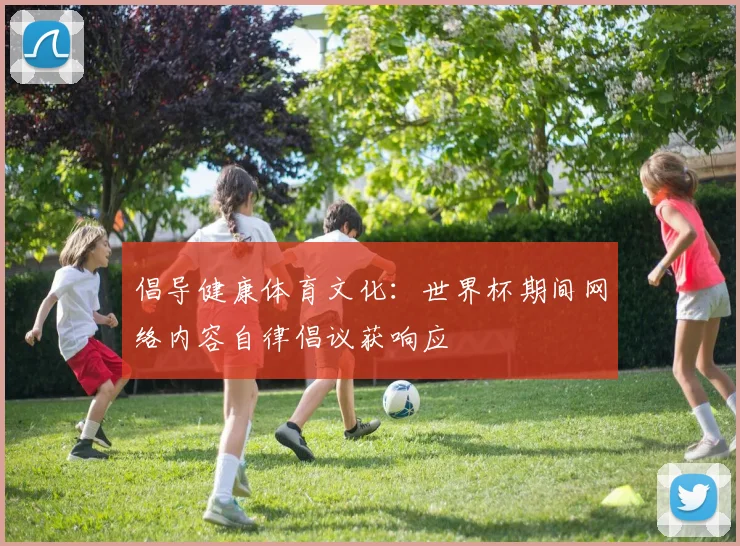 倡导健康体育文化：世界杯期间网络内容自律倡议获响应